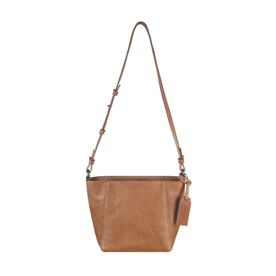 BULL&HUNT CASSIE TAN Tasche in braunem Leder – eleganter Shopper mit Crossbody-Funktion